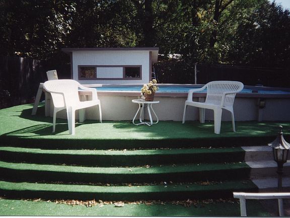 Pool with deck 