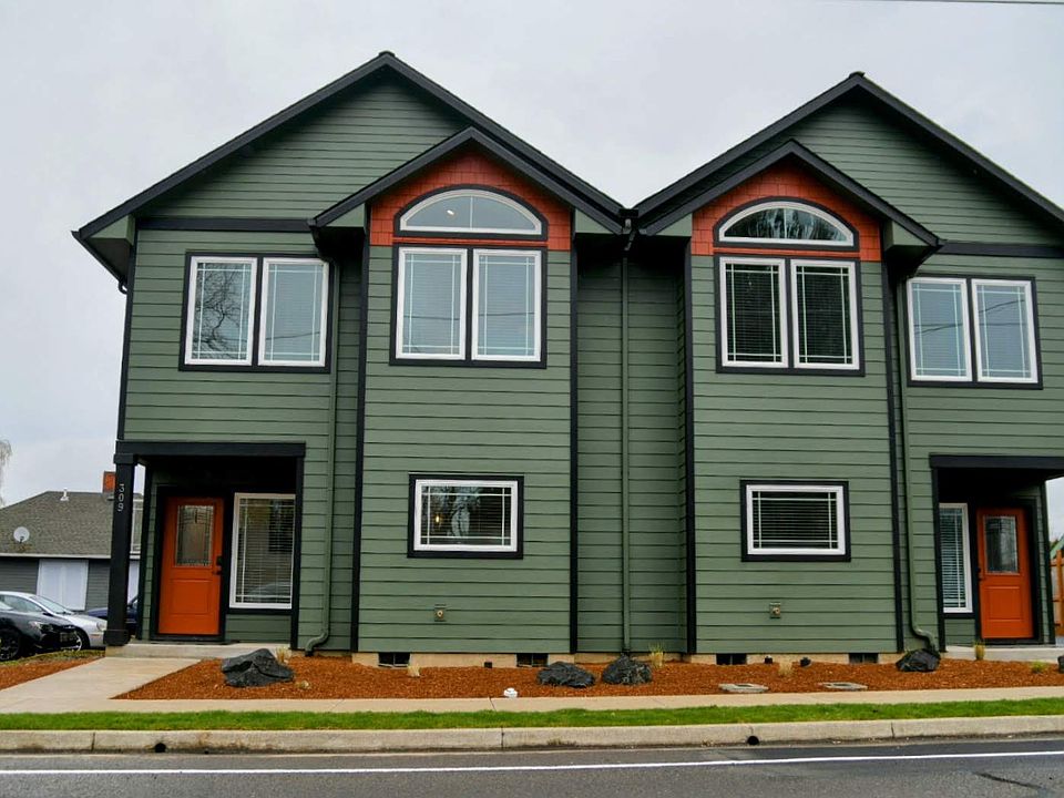 Street view of 309 and 311 E 5th St