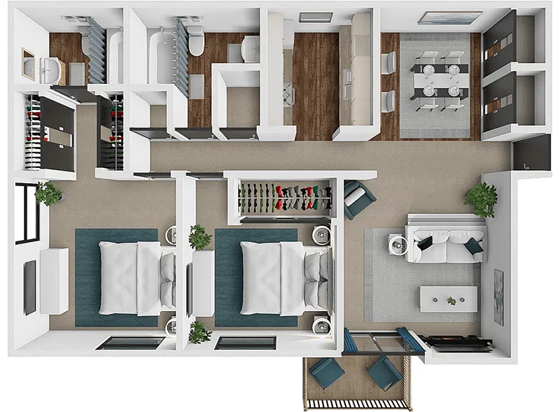Floor plan The Oak
