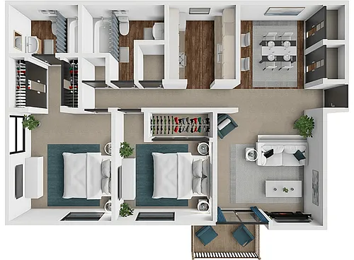 Floor plan The Oak