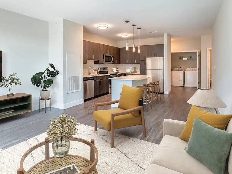 Living Room with Hard Surface Flooring