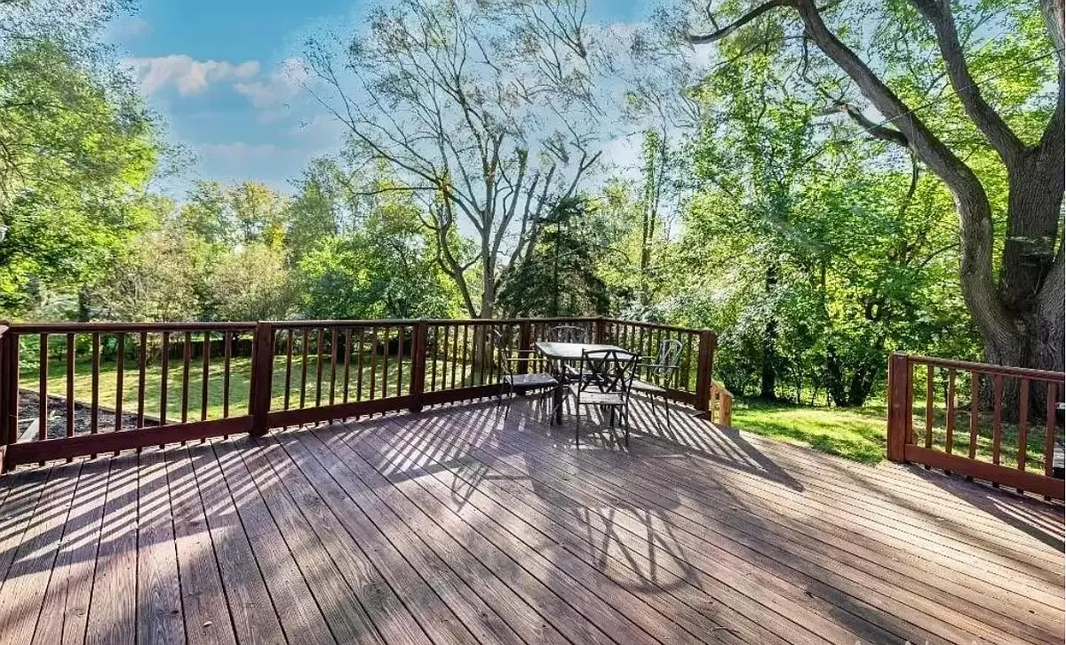 Massive rear deck - 3366 N Dixboro Rd