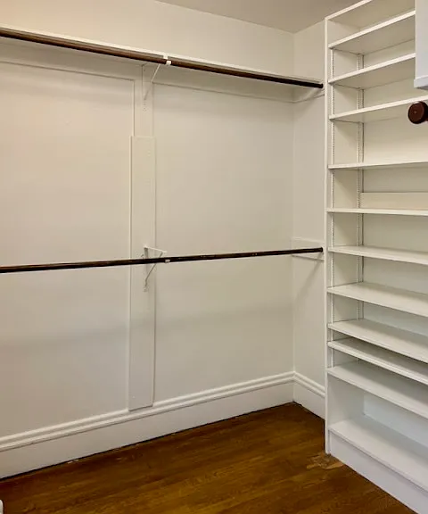 Bedroom 1, walk-in closet