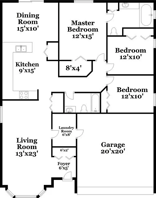 3 bed, 2.0 bath, 1473 sqft, $3,120 — Photo 2