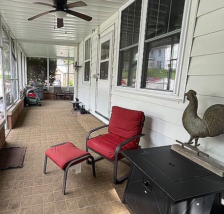 Screened in back porch