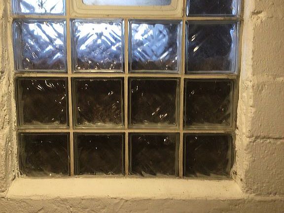 Basement glass block windows