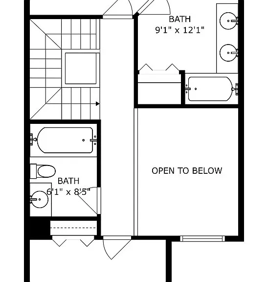 Second Level Floor Plan