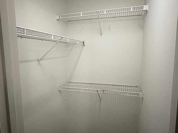 Private walk-in closet