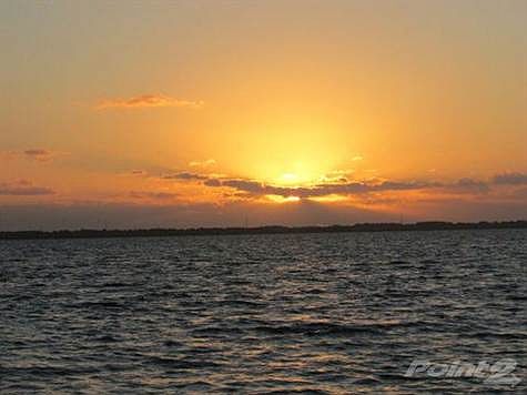 Sun rise on Indian River at Oak Pt Mobile Home Park