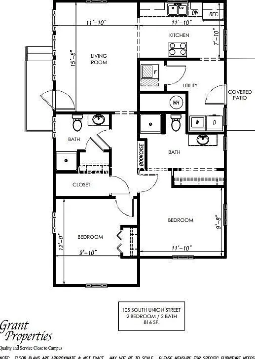 2 bed, 816 sqft, $1,970 — Photo 3