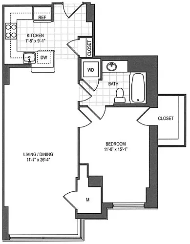Floor plan Roosevelt