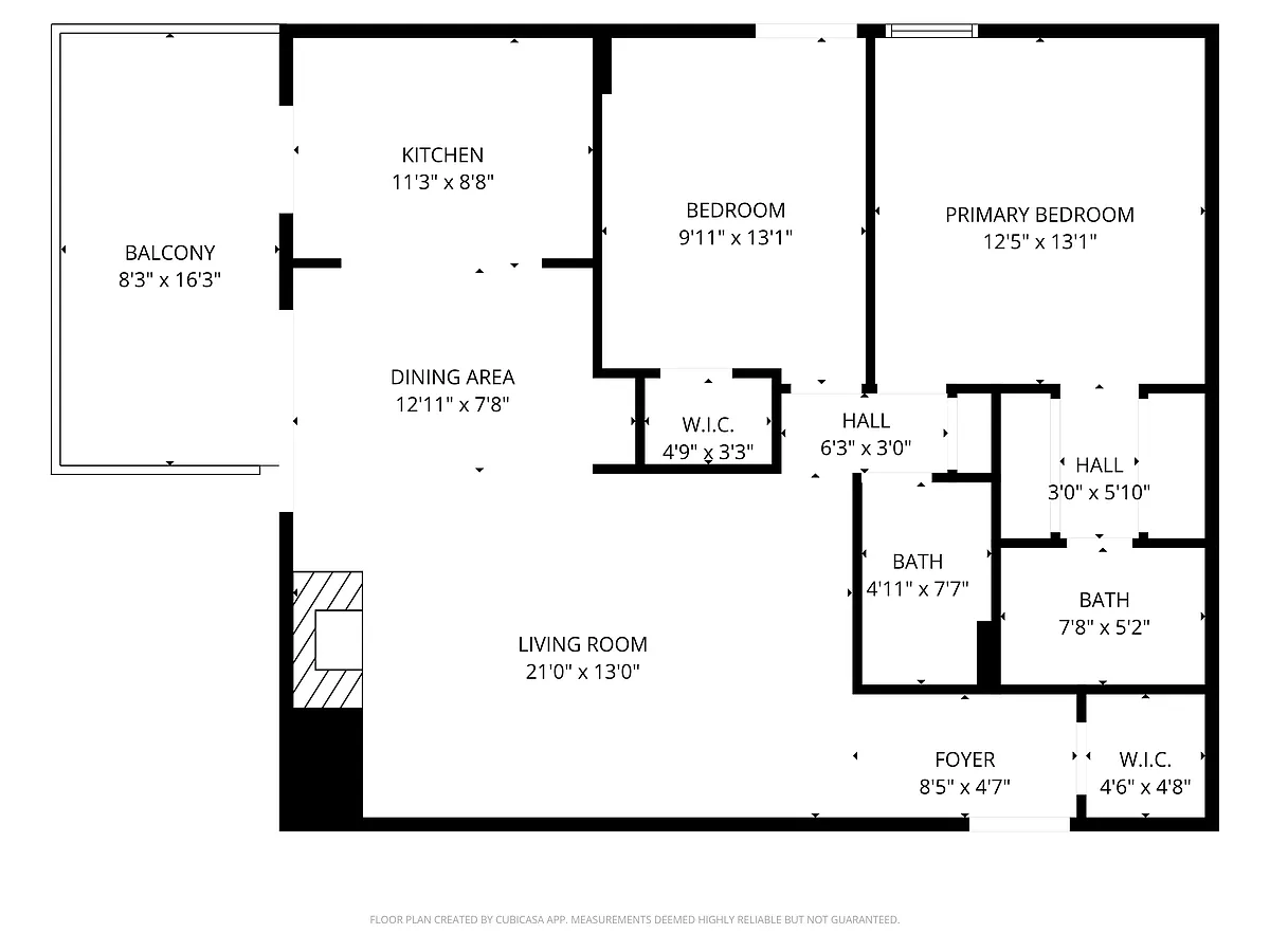 Floor plan 2Bedrooms