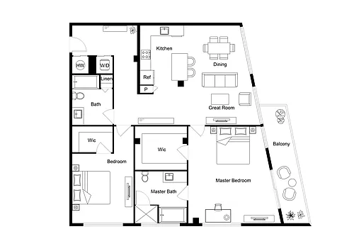 Floor plan B2