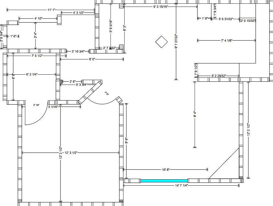 Approximate Floor Plan-Was used for estimating floors