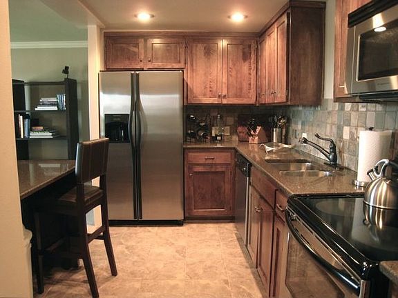 Stainless steel and granite