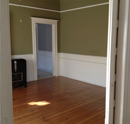 Sliding doors in between family room and living room