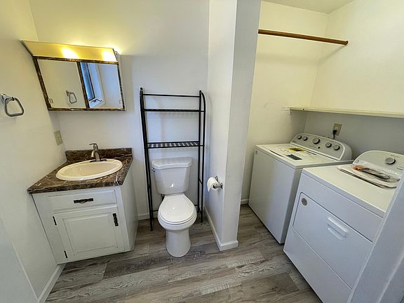 Half Bath and Laundry Room