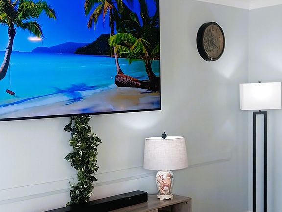 When it come to home entertainment, size does matter! (Adjustable extension wall mount for the best in directional viewing)
