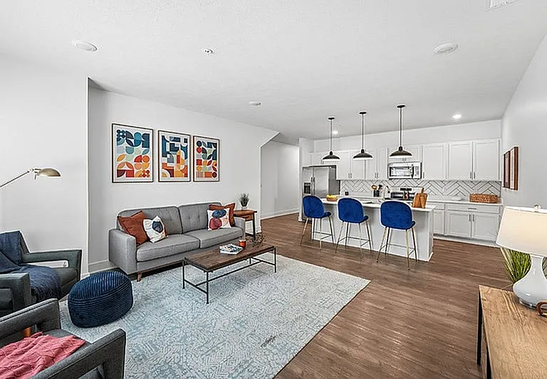 Living Room and Kitchen