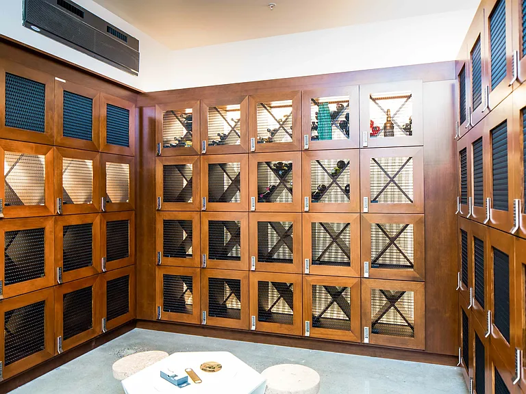 Personal wine storage cellars available
