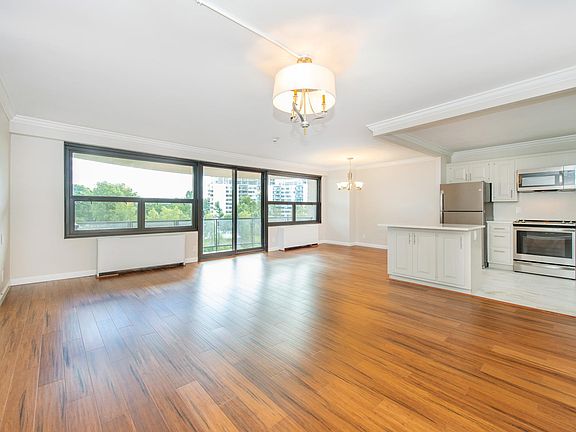 Living room, Dining room, and kitcken view looking South