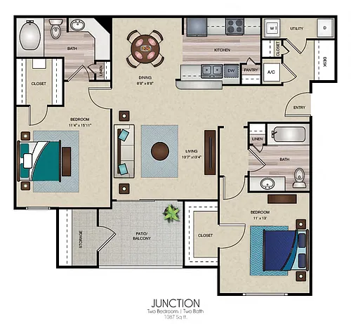 Floor plan Junction