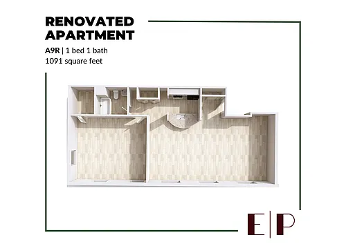 Floor plan A9 Renovated