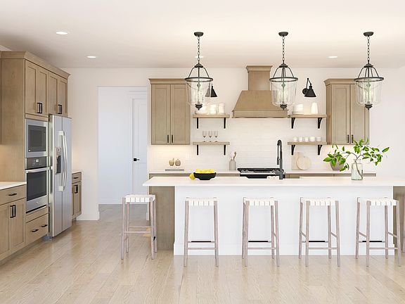 Striking kitchen with island
