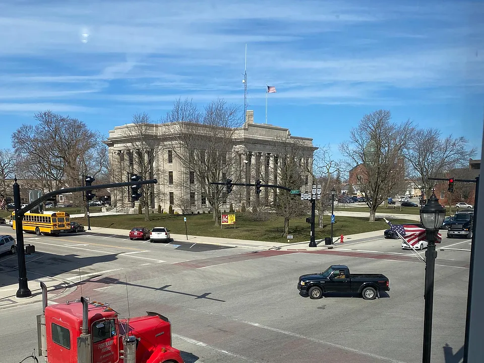 View from living room windows!