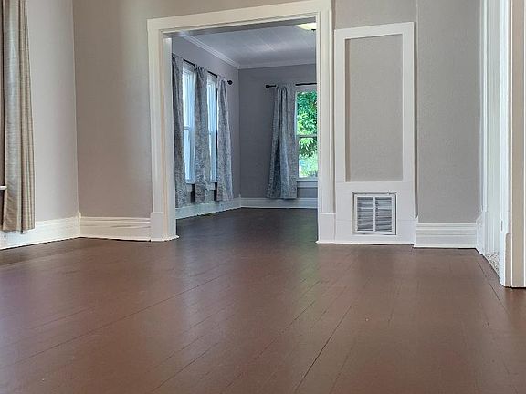 Dining room looking into living room