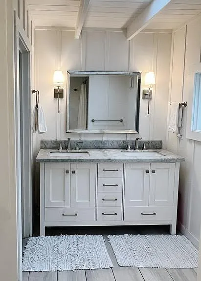 2nd bath double vanity sink