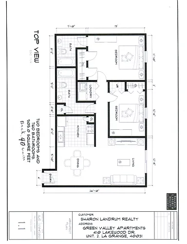 Floor plan The Scenic