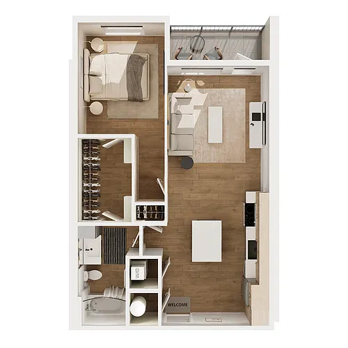 Floor plan A2A