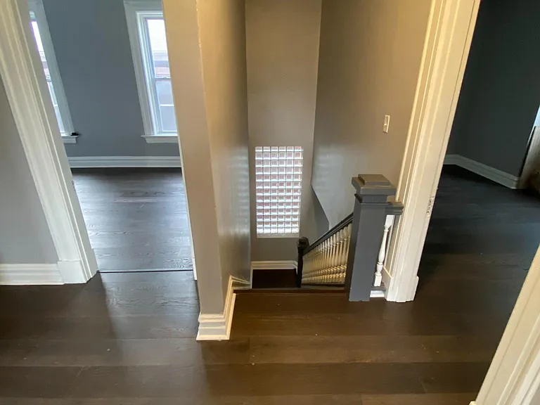 Top of the stairs to the 2nd floor!