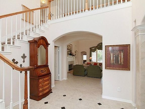 View from entry hall into the living area