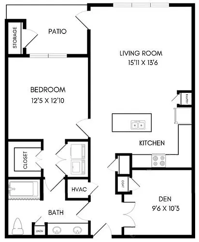 Floor plan B15