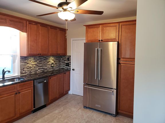 Kitchen showing entrance