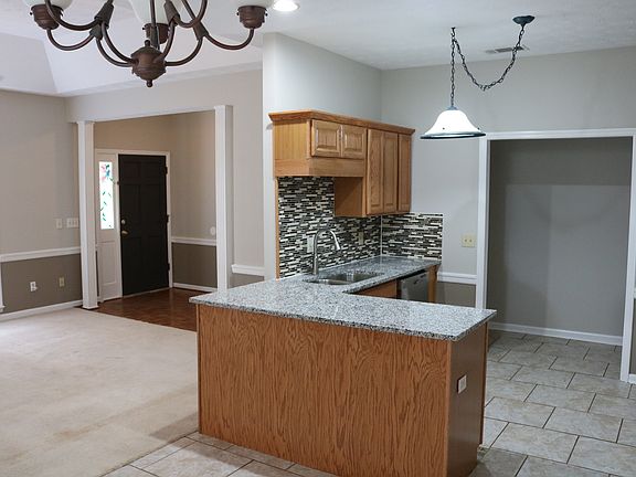 Open Kitchen granite counter