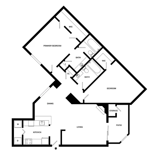 Floor plan B3
