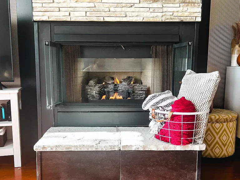 Cozy up to this beautiful fireplace this upcoming winter!