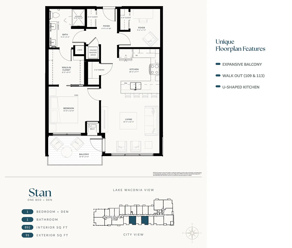 Floor plan Stan w/Den