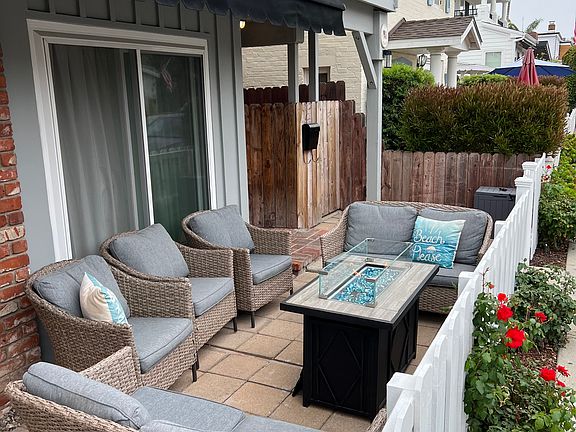 Front Patio with fire pit