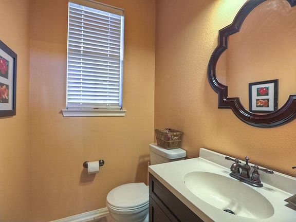Guests will enjoy the completely updated half bath.