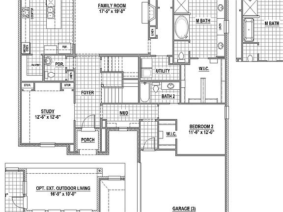 Plan 1643 1st Floor
