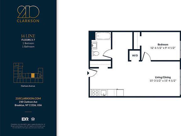 2nd image of 210 Clarkson Ave #614