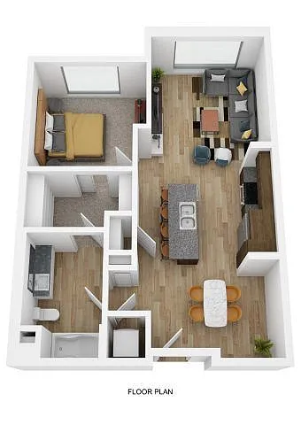 Floor plan A1F-E