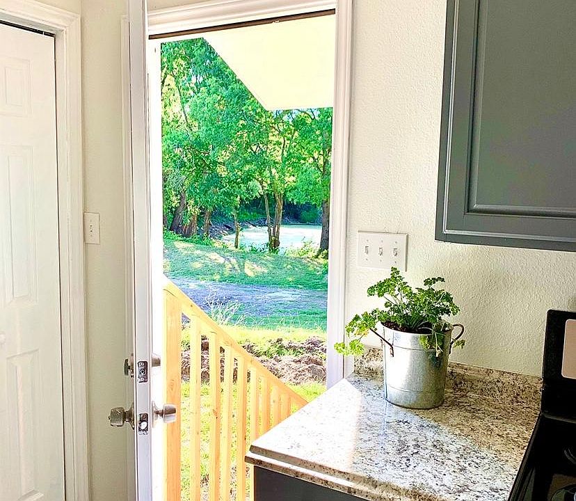 Back door view.