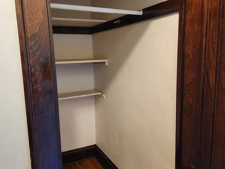Very large storage closet in entryway