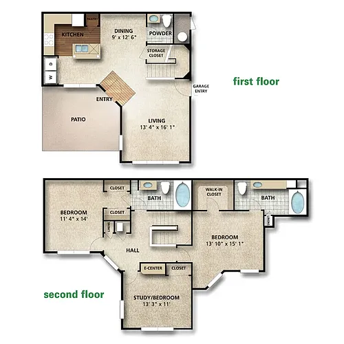 Floor plan Empire