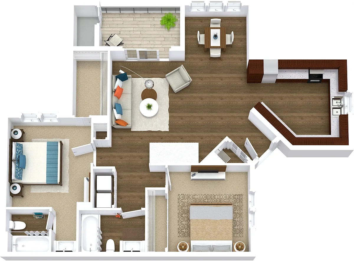 Floor plan 2B